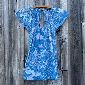 Open Back Cap Sleeve T